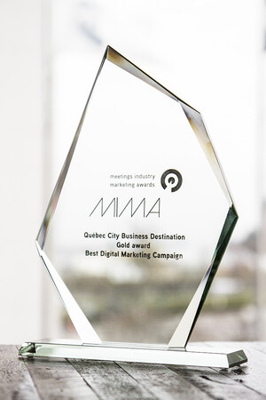 Prestigieux prix international pour Québec Destination affaires - La ville de Québec remporte l'or aux MIMA 2017