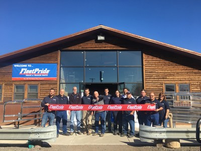 Members of FleetPride management and the branch team officially open FleetPride's newest branch in Montrose, Colorado, on November 9.