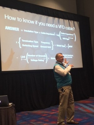 Southwire, one of North America’s largest wire and cable producers, was selected to speak on the benefits of its specially designed Variable Frequency Drive (VFD) cables at a Technical Session on Power, Motion and Motor Control at the 2017 Automation Fair Event by Rockwell Automation held in Houston on November 15-16, 2017.