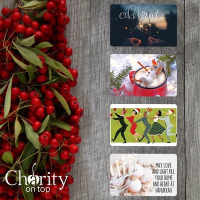 www.charityontop.com.  Customizable Gift Cards that your recipient can give to their favorite charity.