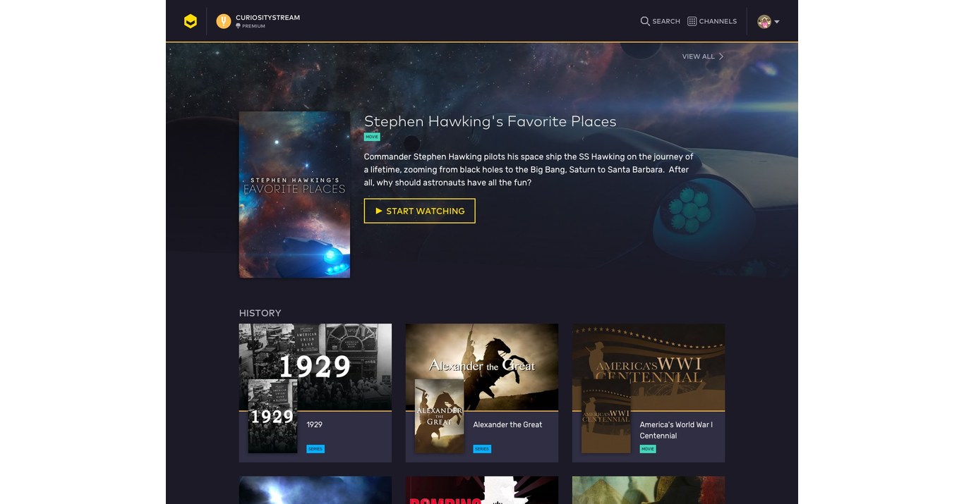 CuriosityStream Teams with VRV, Bringing Award-Winning Documentary ...