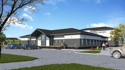 A rendering of the new PTP building which is set for construction in spring 2018 at Hull Services main campus. (CNW Group/Hull Services)