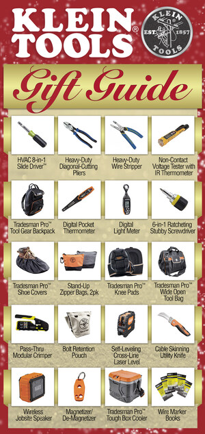 Klein® Tools Announces Holiday Gift Ideas Perfect for the Tradespeople in Your Life