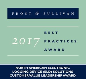 Frost &amp; Sullivan Announces BigRoad Has Won the 2017 North American Electronic Logging Device (ELD) Customer Value Leadership Award