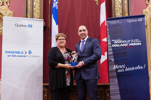 Prix du bénévolat en loisir et en sport Dollard-Morin - Félicitations à Mme Sandra Jomphe, lauréate de la région de la Côte-Nord