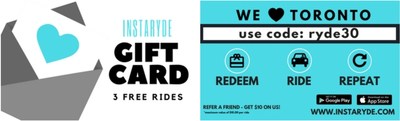 Toronto-born rideshare InstaRyde set to launch December 1st. (CNW Group/InstaRyde)