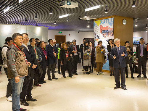 Delegates of the China-ASEAN Member States Information Ministerial Meeting visited XJTLU in Suzhou, China for the first time and were addressed by executive president, Professor Youmin Xi.
