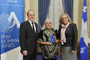 Mme Jacqueline Flamand-Ottawa, lauréate du Prix Hommage Aînés dans la région de Lanaudière