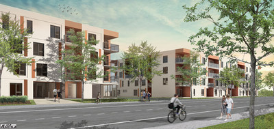 Perspective de la phase 1 du projet de revitalisation des immeubles Val-Martin (Groupe CNW/Ville de Laval)