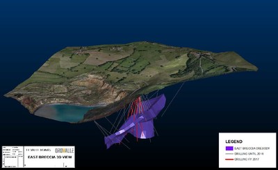 Figure 3: El Valle-Boinás – EBX 3D View (CNW Group/Orvana Minerals Corp.)