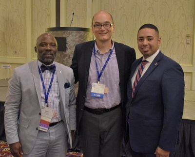 Pictured from left to right: Sedrick McCallum, Community Development Team Leader, Claas Elhers, CEO, Family Promise and Daniel Galindo, Vice President, CRA Strategic Initiatives Director
