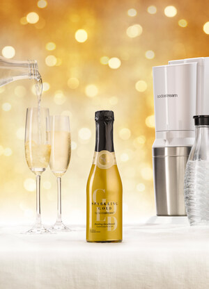 SodaStream lança "Sparkling Gold", uma revolucionária e inovadora bebida