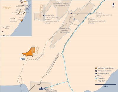 Figure 2 – Fox Property (CNW Group/IsoEnergy Ltd.)