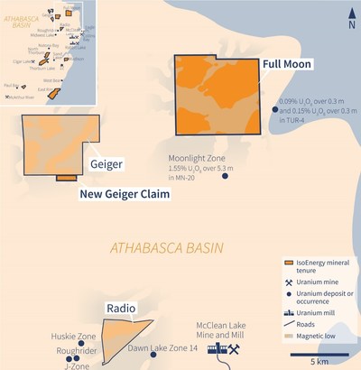 Figure 4 – Full Moon Property (CNW Group/IsoEnergy Ltd.)