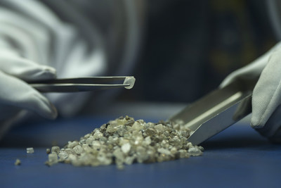 Gahcho Ku Mine has already recovered more than five million carats of diamonds during its first year of commercial production. The mine is forecast to produce an average of 4.5 million carats annually. Gahcho Ku is a joint venture between De Beers Canada (51%- the Operator) and Mountain Province Diamonds (49%). (CNW Group/De Beers Canada Corporation)