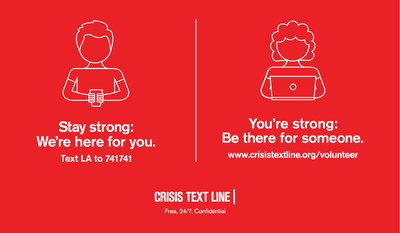 Crisis Text Line offers free, 24/7, confidential services for people in crisis via text, as well as an innovative way to volunteer.