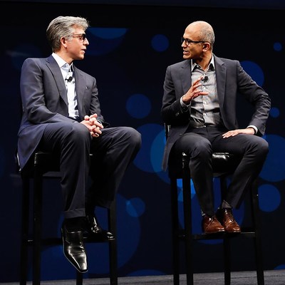 SAP CEO Bill McDermott and Satya Nadella, CEO at Microsoft, double down on their commitment to partnership.