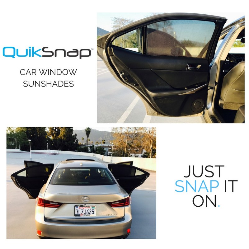 QuikSnap, a Customized Car Window Sunshade, Launches on Kickstarter
