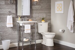 VorMax Plus Self-Cleaning Toilet Featuring Lysol Cleaner Scrubs Bowl with Every Flush