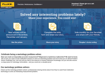 Share your best problem-solving story and win in the Fluke Calibration Metrology Problem Solver Challenge