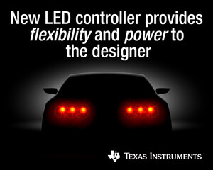 TI's new automotive LED lighting controller puts the power in designers' hands