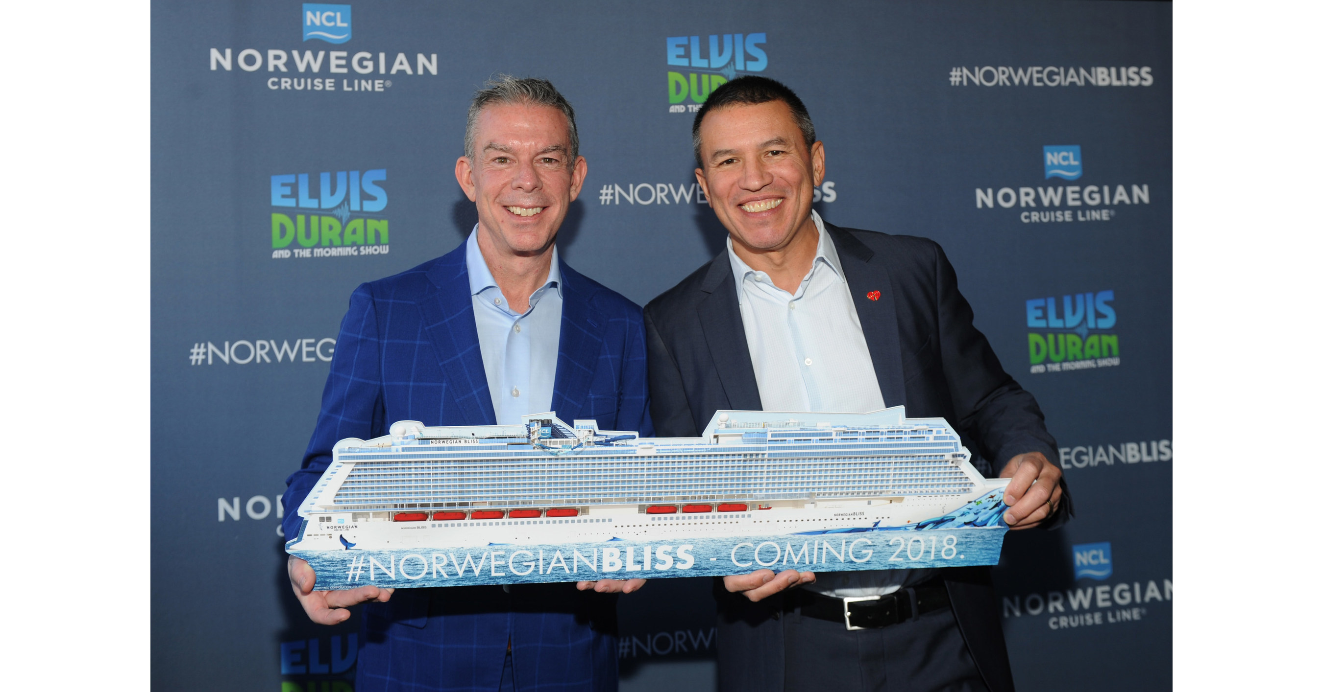 Norwegian Cruise Line Names Top On Air Personality Elvis Duran As Godfather For Its Newest Ship Norwegian Bliss
