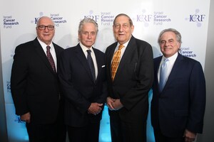Israel Cancer Research Fund Honors Actor Michael Douglas, Dr. Morton Coleman, Dean Blumenthal at Gala on November 28 in New York