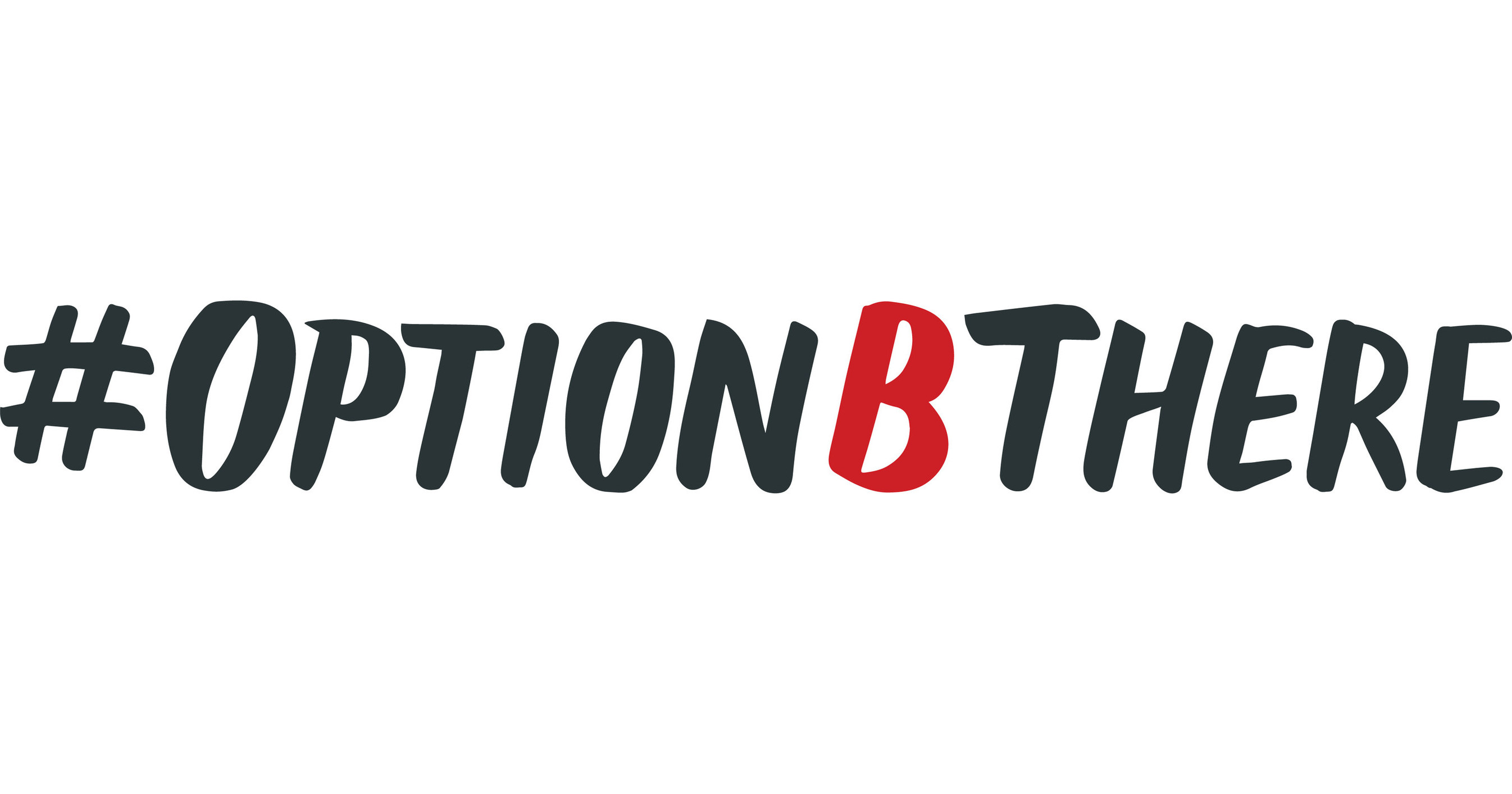 Send an #OptionBThere card showing your support