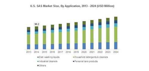 U.S. SAS Market Size, By Application, 2013 - 2024 (USD Million)