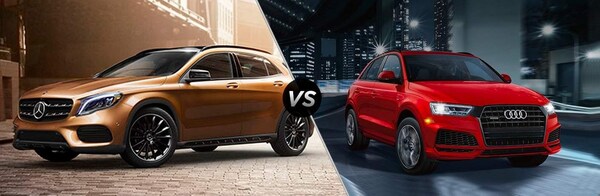 Chicago drivers can compare the new 2018 Mercedes-Benz GLA vs the 2018 Audi Q3 crossover SUV on the Loeber Motors website.