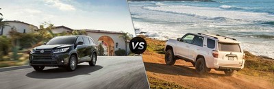 The 2018 Toyota Highlander vs. 2018 Toyota 4Runner is one of the new comparison-style information pages available on the Headquarter Toyota website.