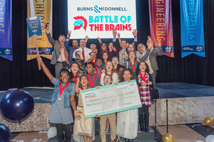 A Grandview Elementary Program Edges Out 820 Exhibit Ideas To Win Grand Prize In The Burns &amp; McDonnell Battle Of The Brains Competition