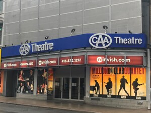 New partnership between CAA and Mirvish Productions to include renaming of one of Toronto's flagship theatres