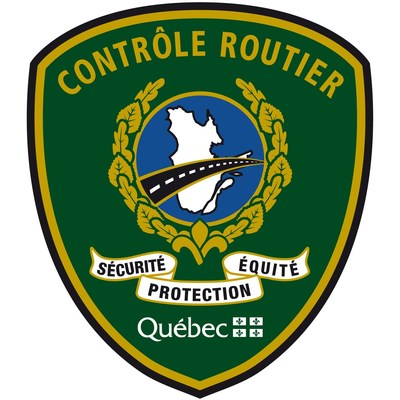 Logo : Contrôle routier Québec (Groupe CNW/Sûreté du Québec)