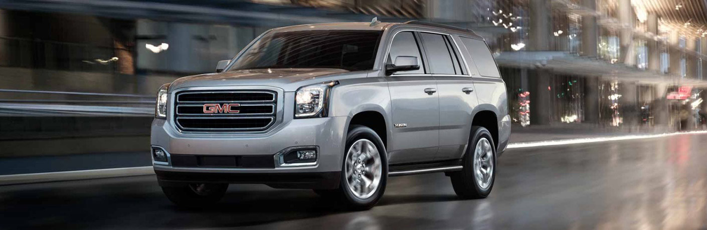 The GMC Yukon is available now at Palmen Buick GMC Cadillac.