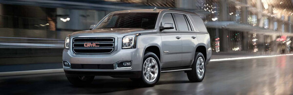The GMC Yukon is available now at Palmen Buick GMC Cadillac.