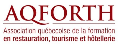 Logo : Association québécoise de la formation en restauration, tourisme et hôtellerie (Groupe CNW/Institut de tourisme et d'hôtellerie du Québec)