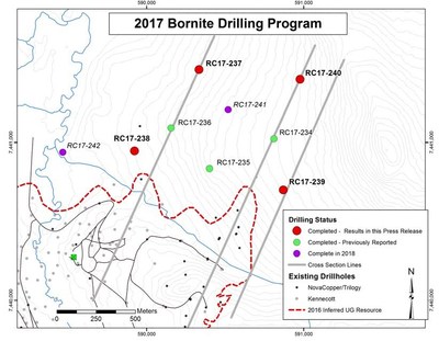 Figure 1 - MAP SHOWING LOCATION OF CURRENT DRILLING (CNW Group/Trilogy Metals Inc.)