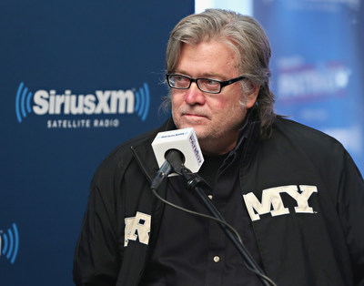 Steve Bannon Returns to SiriusXM, photo credit: Cindy Ord/Getty Images for SiriusXM