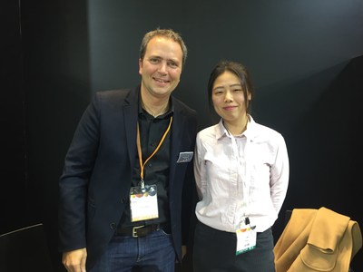 Mouvent CBO Reto Simmen (left) & Ivy Chen from TPF (right) during the interview