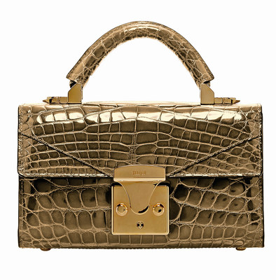 STALVEY Launches The First-Ever 24kt Gold Crocodile Skin Handbag ...