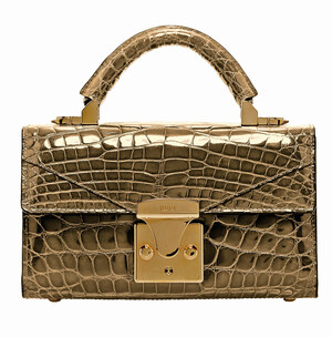 STALVEY Launches The First-Ever 24kt Gold Crocodile Skin Handbag