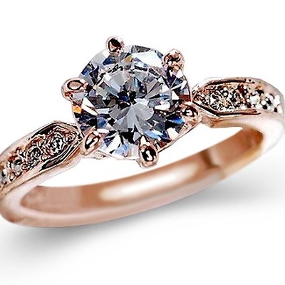 This beautiful Zircon diamond-studded engagement ring is available at 70 percent discount for a limited period only.