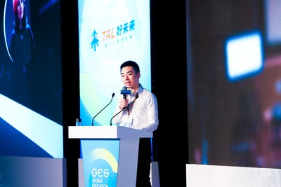 Bai Yunfeng,President of TAL Education Group, gave his keynote speech at GES, November 28,2017