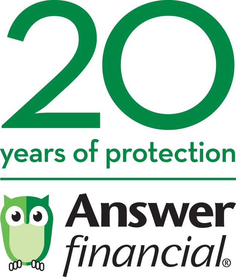 Answer Financial Celebrates 20 Years of Protecting Customers with its