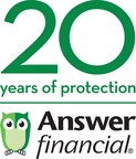 Answer Financial Celebrates 20 Years of Protecting Customers with its Auto and Home Insurance Offerings