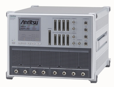 The Anritsu Signalling Tester MD8430A with Rapid Test Designer.