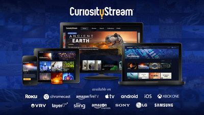CuriosityStream expands its reach with new distribution partners including Sling TV, Layer3 TV, VRV, and more.