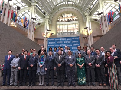 Ambassadors and diplomats from 39 embassies were represented at  the 6th Annual Embassy Showcase, Winternational, held at the Ronald Reagan Building and International Trade Center.