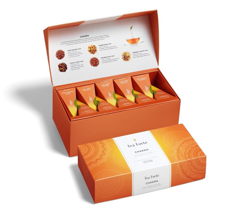 Introducing Tea Forté's Chakra Collection of Chai Teas A Modern Take